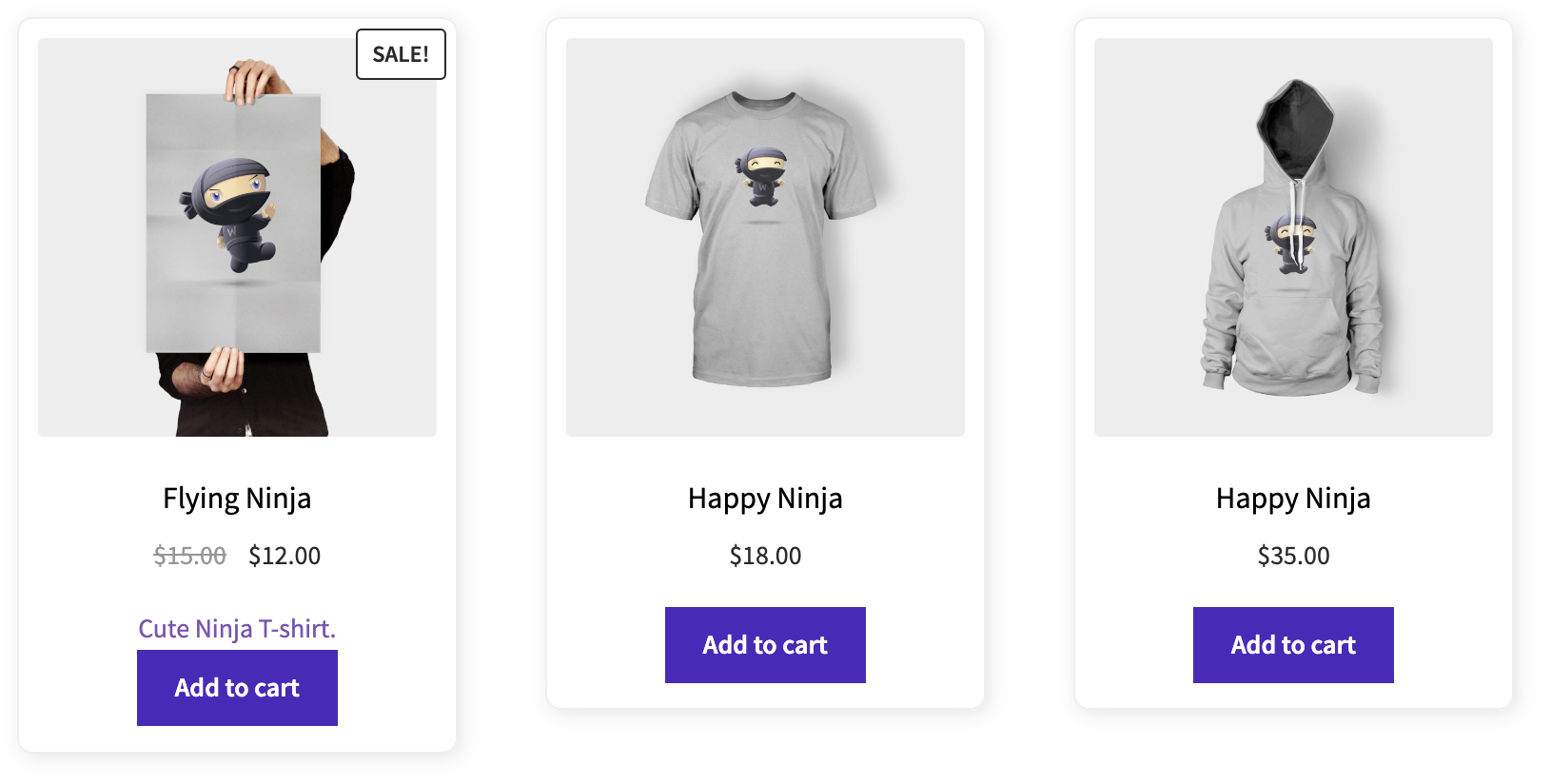 WooCommerce: custom text on specific product item